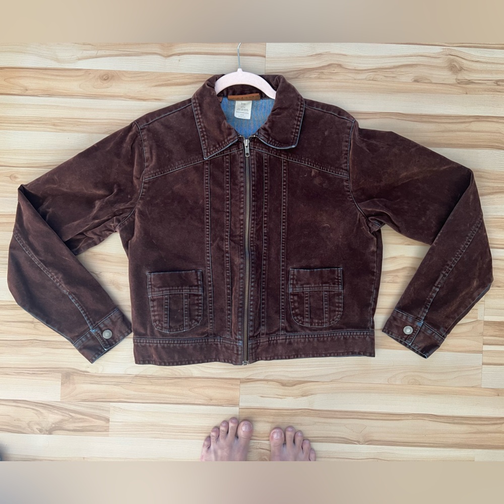 Vintage Coated Denim Jacket
